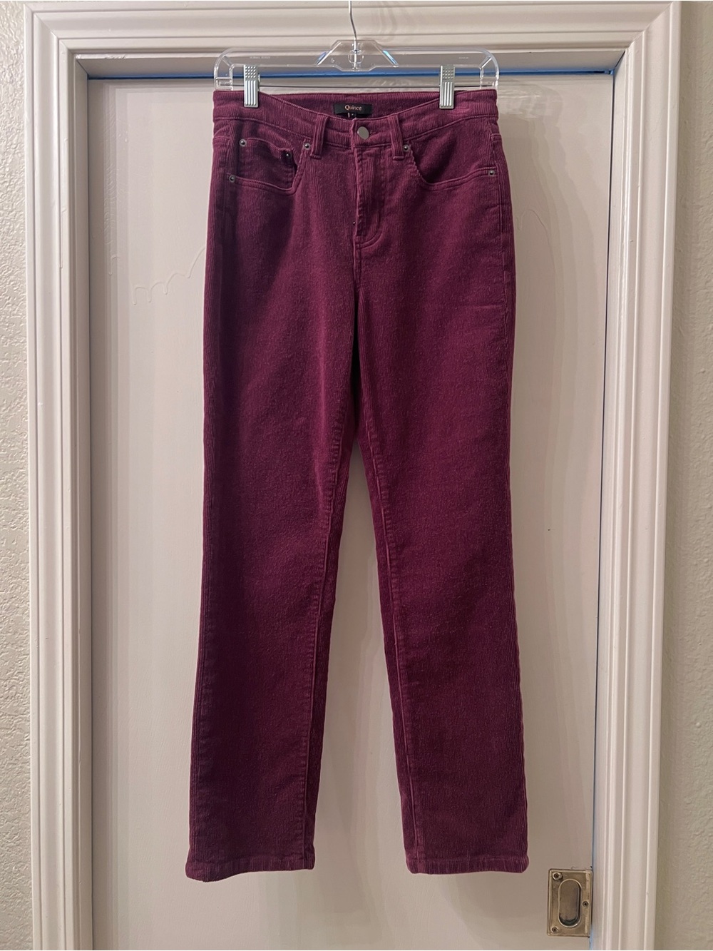 Quince Women’s Organic Cotton Straight Leg Corduroy Pants 2